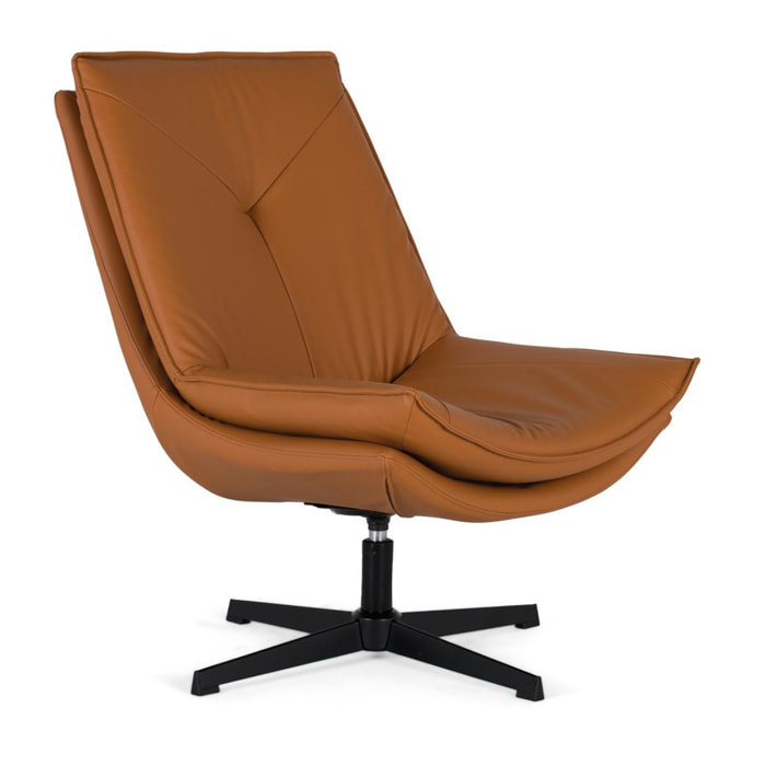 Sillón de Tapizado Pu 63 Cm Estilo Moderno Elegante