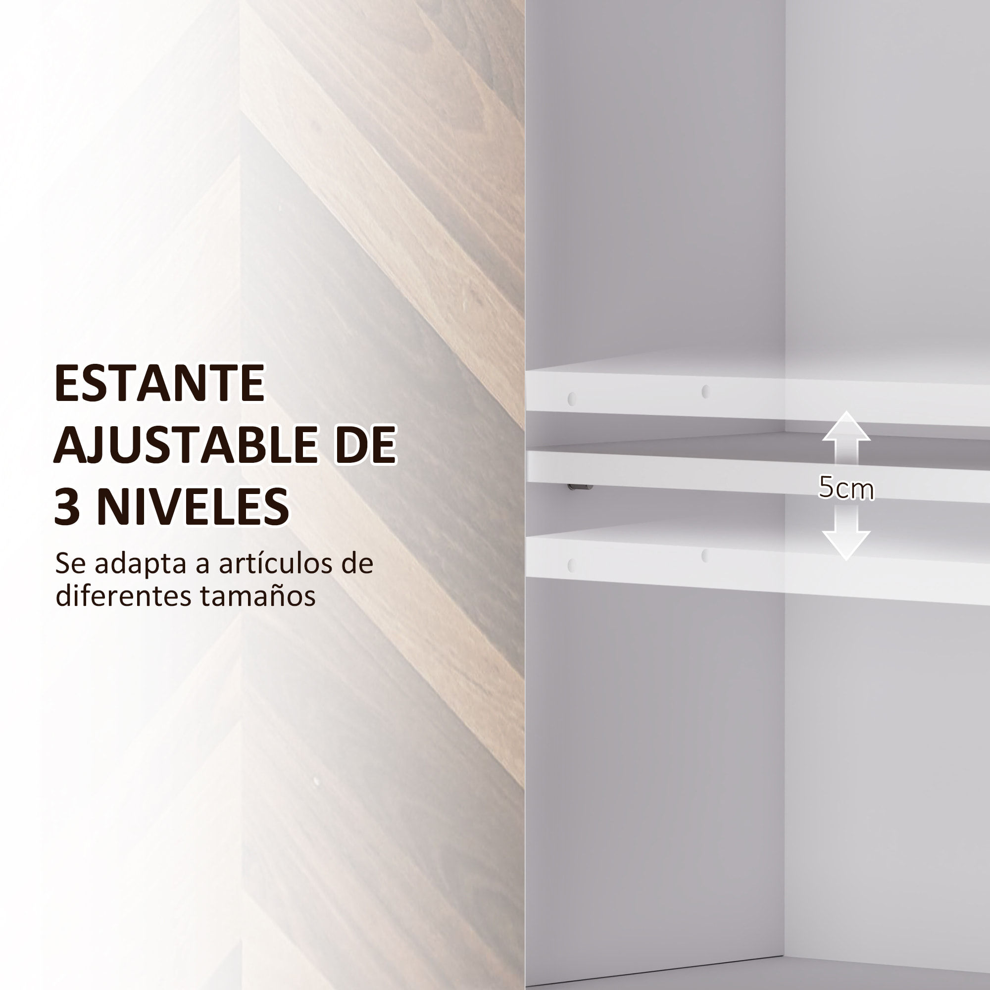 Armario de Pared para Baño Multiusos Mueble de Baño Suspendido Armario Colgante de Almacenamiento con 2 Puertas Estante Ajustable y Estante Abierto 59x20x60 cm Multicolor