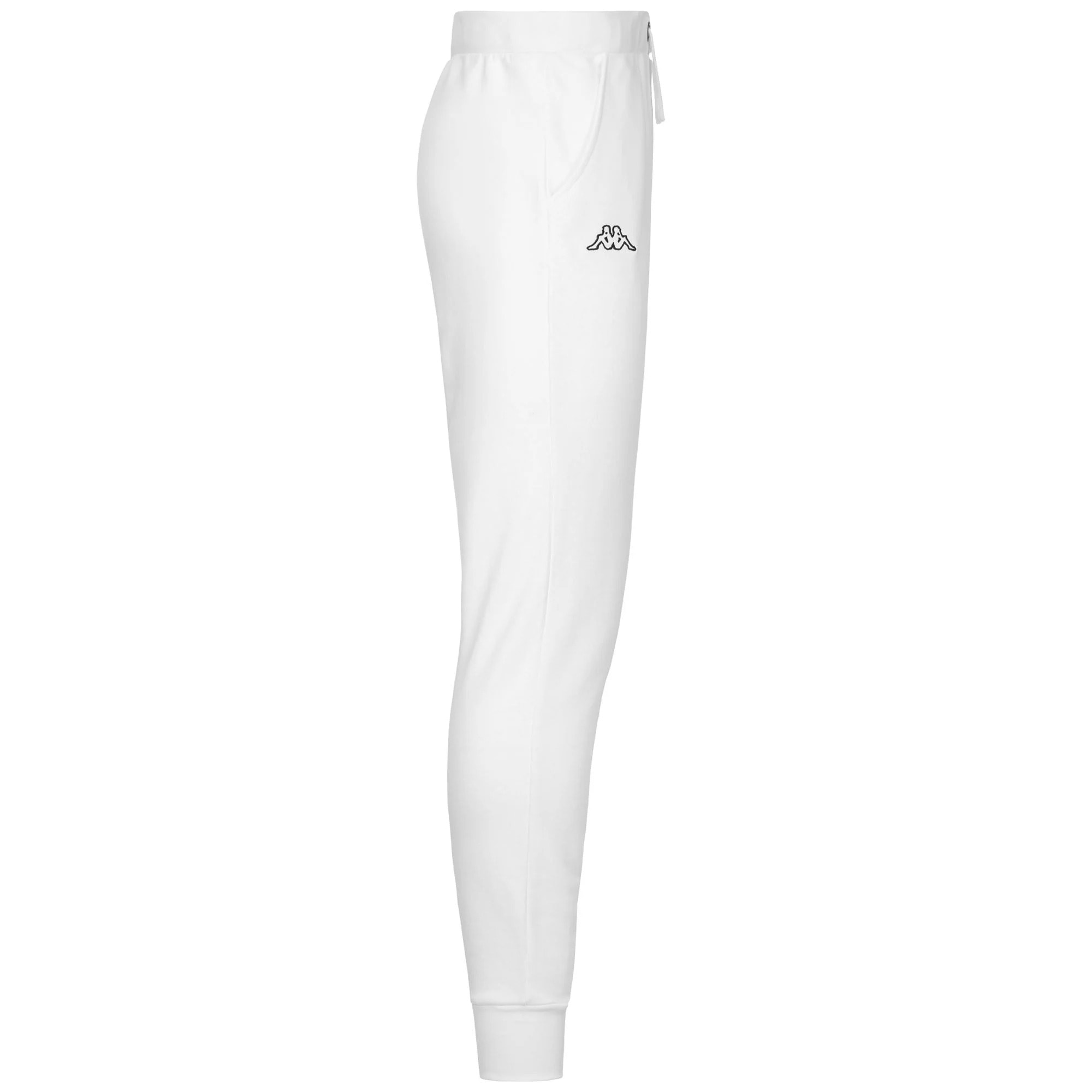 Kappa - Pantaloni Uomo Bianco - Logo Korpo Zanty