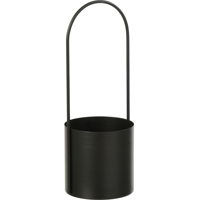 J-Line Cache-pot - métal - noir - medium