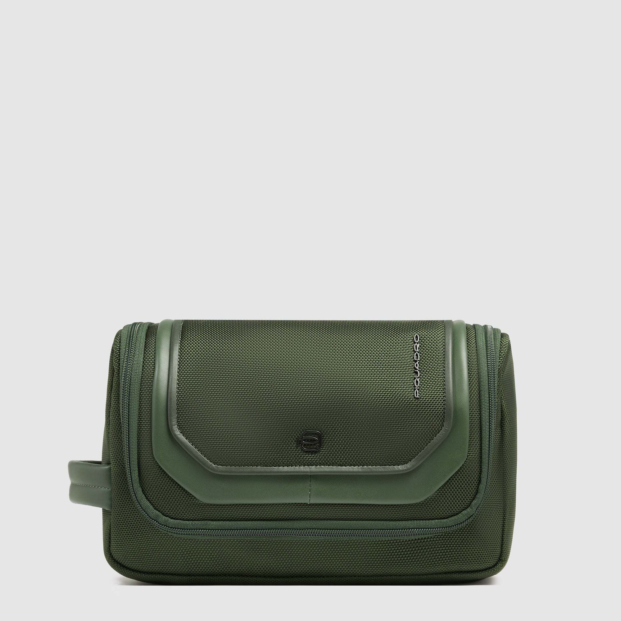 Piquadro Beauty case in tessuto riciclato