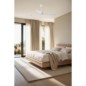 AMELIA L Ventilateur de plafond blanc TUYA