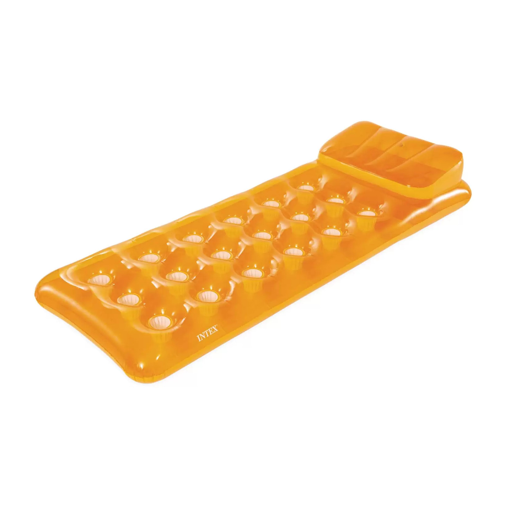 Intex Materassino 18 Buchi con Cuscino, Colori Assortiti, 188 x 71 cm