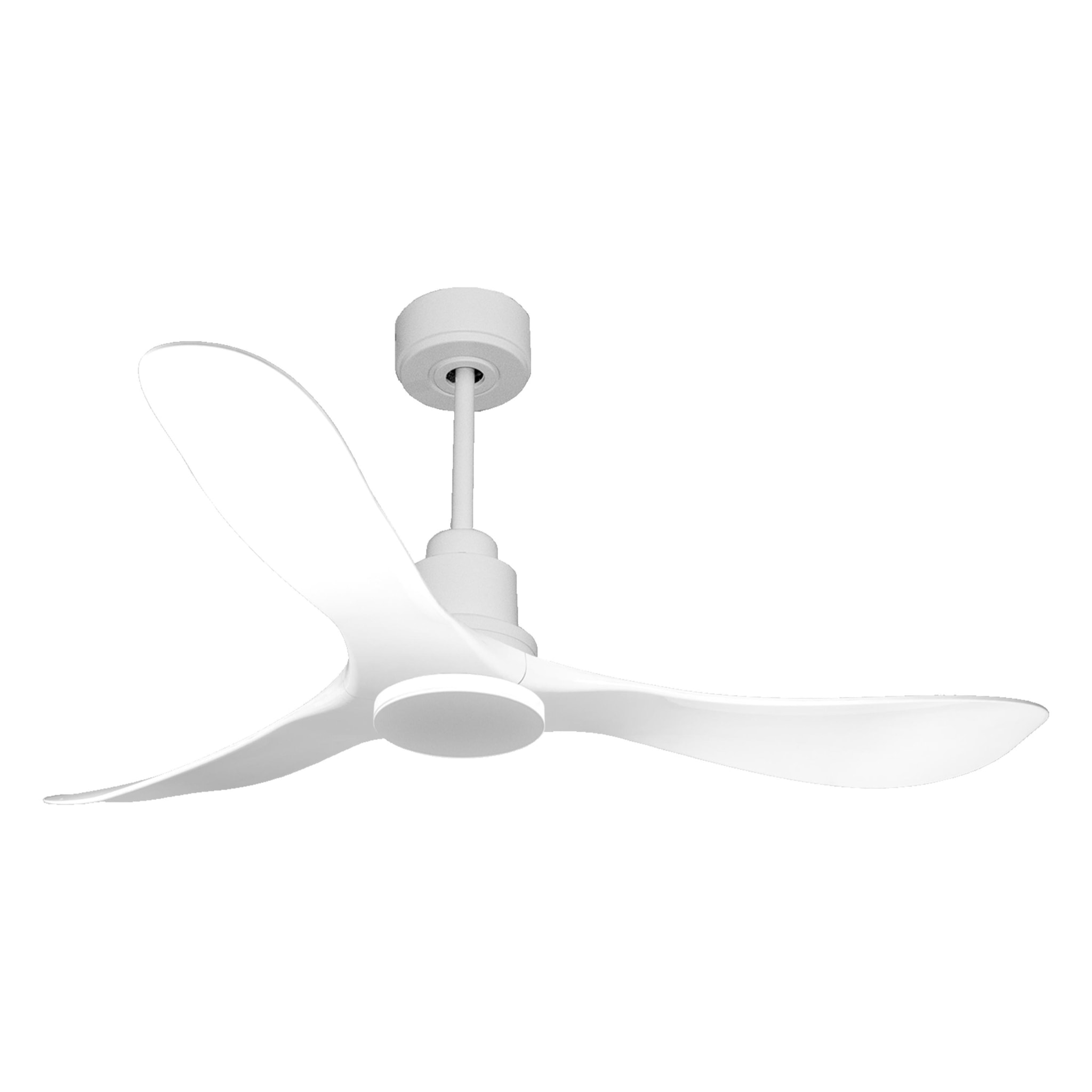 Ventilateur de plafond Réversible  Thermostat Wifi Moteur à courant continu Toits en pente Télécommande Hypersilence Mémoire