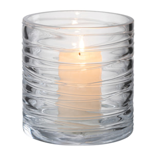 J-Line photophore Lignes - verre - transparent - small