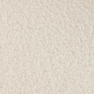 Chaise Baya pieds hêtre bouclette blanc
