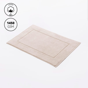 Alfombrilla de baño 50x80cm 100% algodón 1450gsm crudo scalpers home