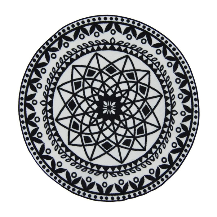 Tapis rond tissé JAJA
