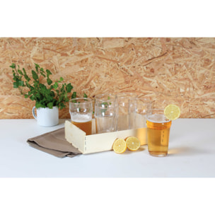 Lot de 6 verres à bière 57cl