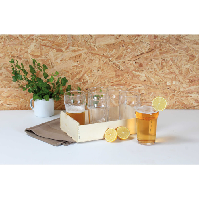 Lot de 6 verres à bière 57cl