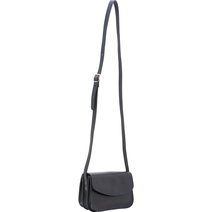 Borsa a tracolla  da donna In Vera pelle Made in Italy 19x13x9,5 cm