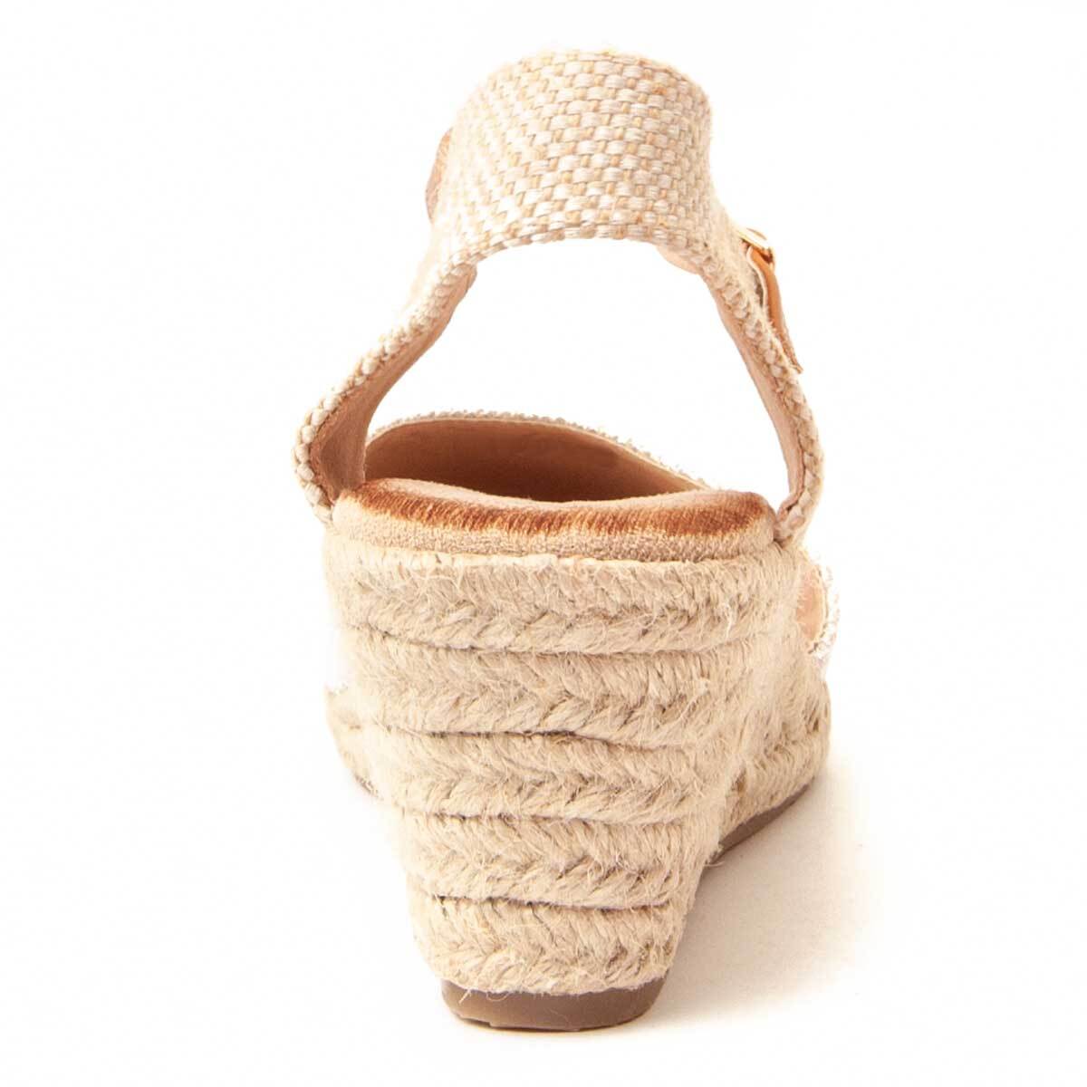 Alpargatas de cuña - Beige - Altura: 6 cm