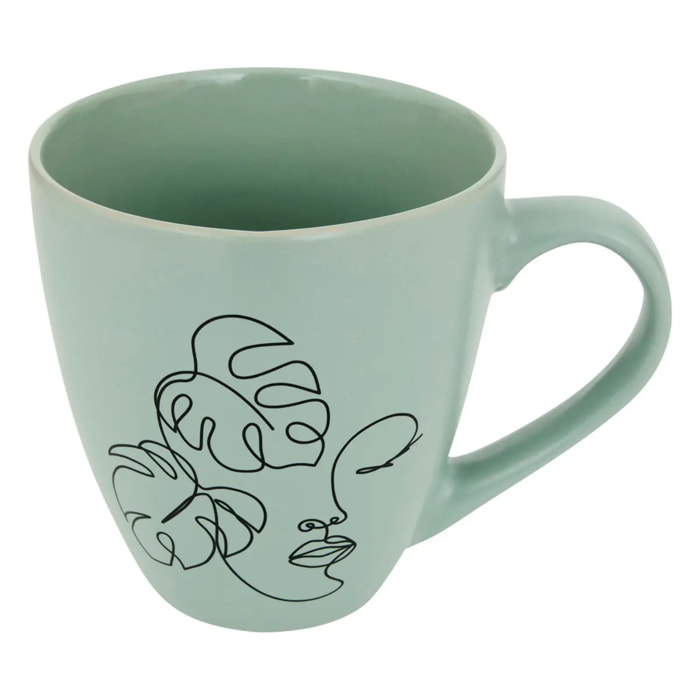 Mug Visage L14,7xp10,8xH11,8cm