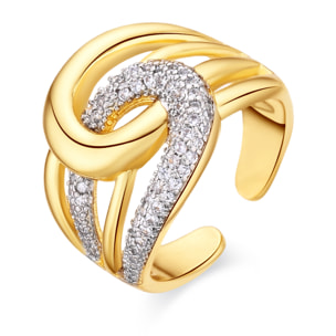 Anillo Nava acabado oro amarillo 18k
