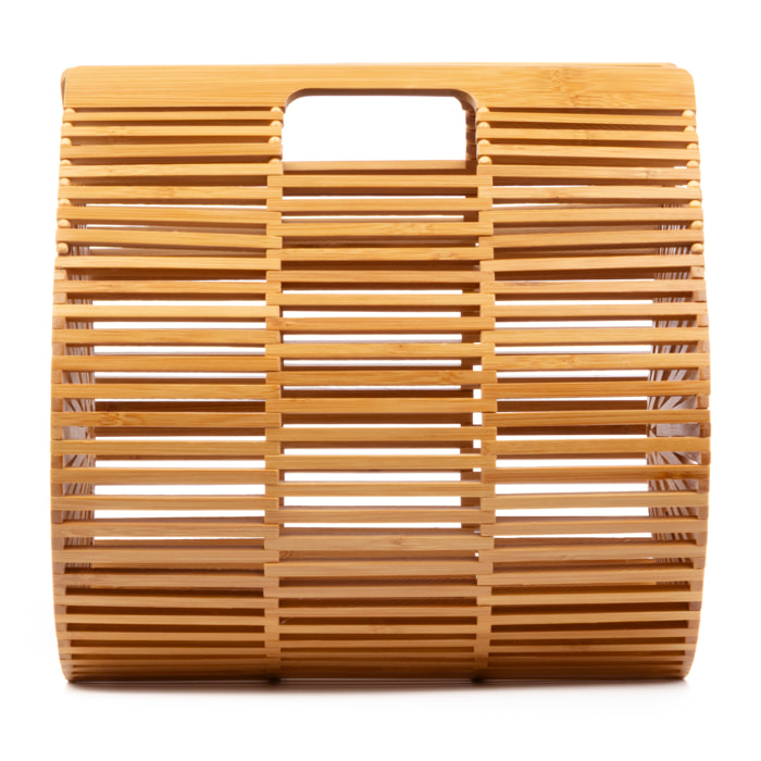 Zerfaliu borsa a mano in legno.