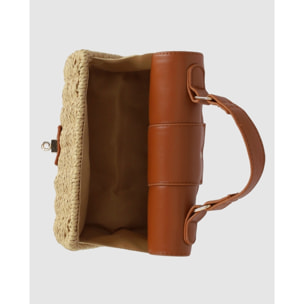 Bolso - Cuero - Medida: 20 cm x 15 cm x 9 cm