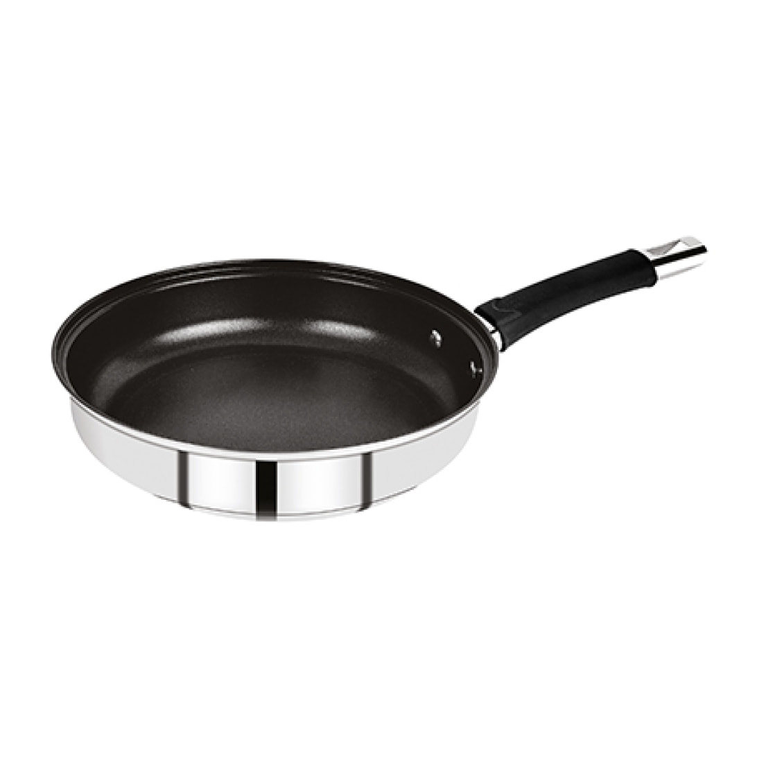 JUEGO DE 2 PZS SARTEN (20+24 CM) ACERO INOX IND MITRA BG