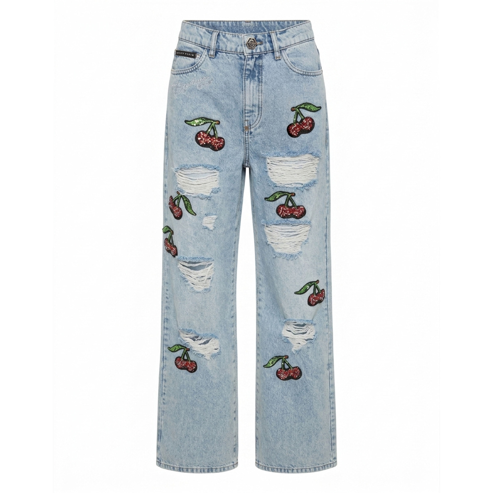PHILIPP PLEIN Vaqueros de corte skater