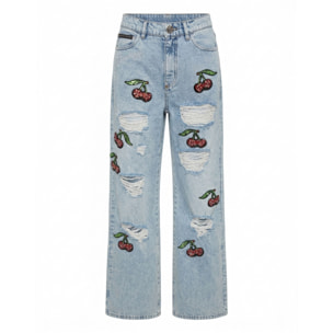 PHILIPP PLEIN Vaqueros de corte skater