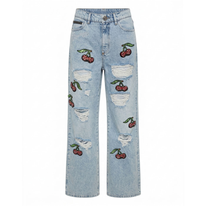 PHILIPP PLEIN Vaqueros de corte skater