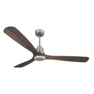 Ventilador de techo Modo Invierno/Verano Termostato Dimable Wifi Motor DC Techos Inclinados Mando a Distancia Luz tres tonos Hypersilence Memoria Vendible Shopify (AUTOMATICO) MarieD166C04LED64550 PURLINE