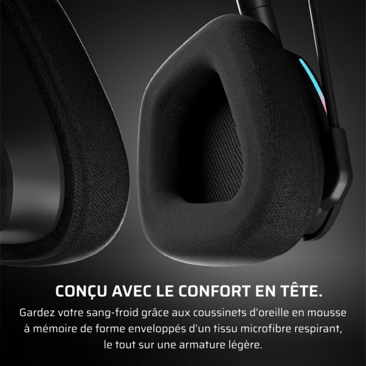 Casque gamer CORSAIR VOID SANS FIL v2 Carbon