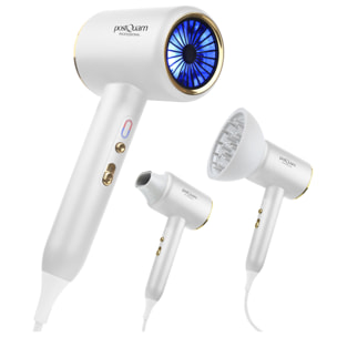 Asciugacapelli Veloce Ionic Blue - bianco - 1600 W