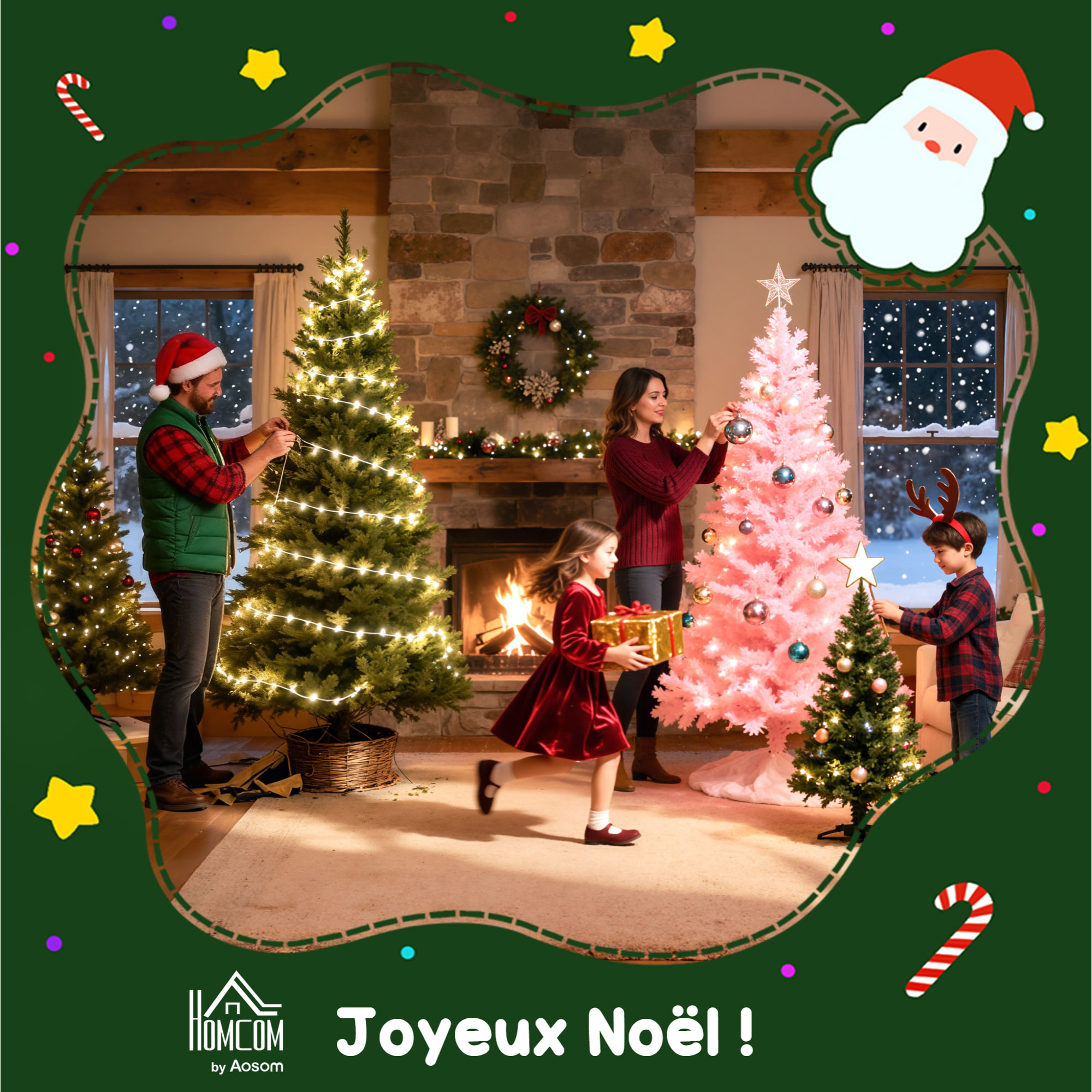 Sapin de Noël artificiel H.180cm épicéa grand réalisme 1660 branches piètement métal pliable vert
