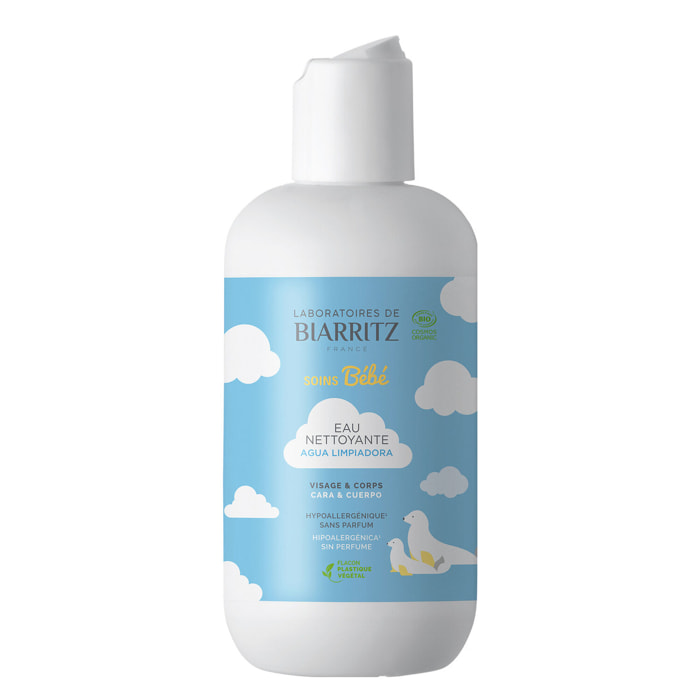 Bébé - Eau Nettoyante Bio Visage & Corps Hypoallergénique Sans Parfum