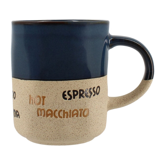 Lot de 6 tasses assorties macchiato 34cl MACCHIATO