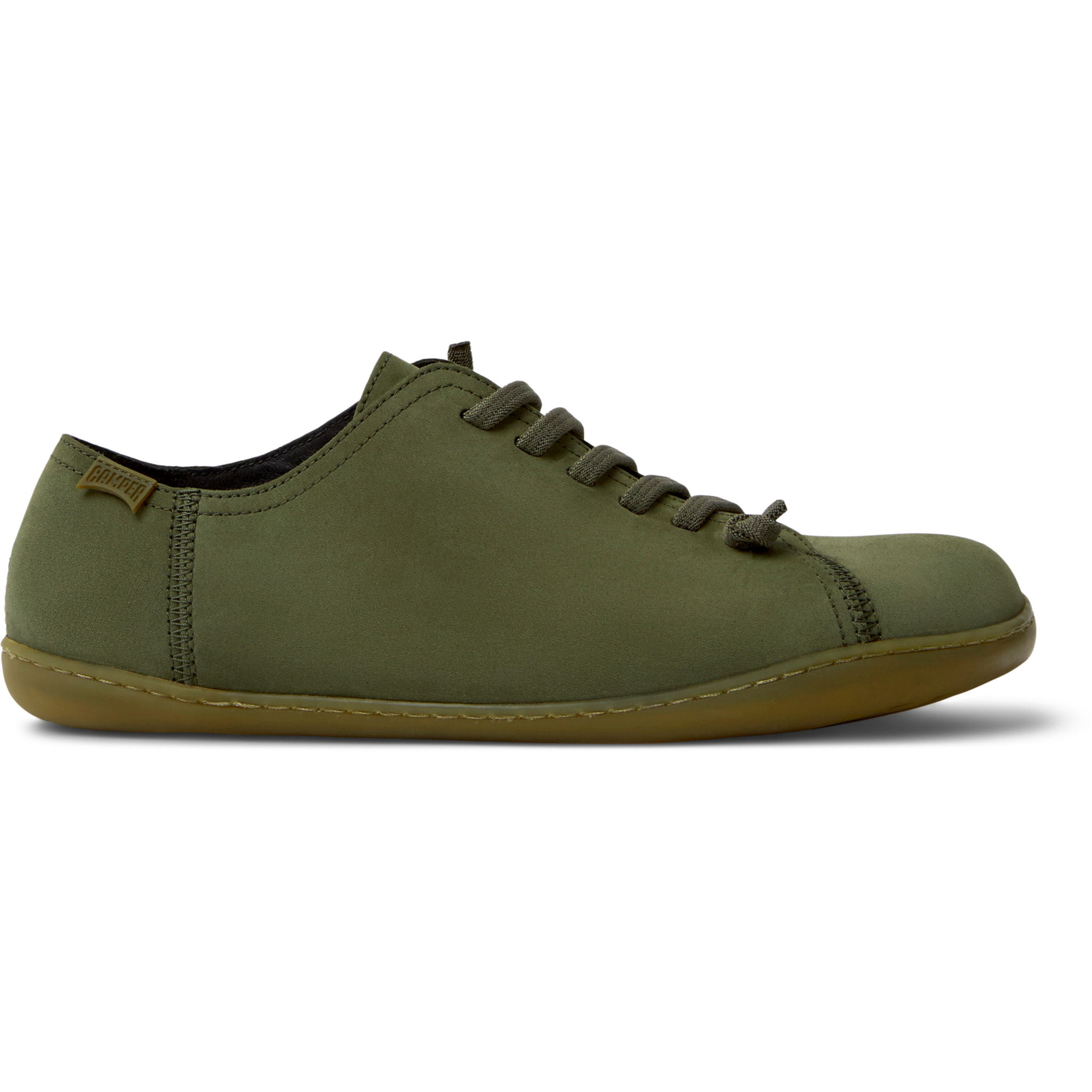 Zapatillas - CAMPER Peu Cami - Verde - Cuero Nubuck