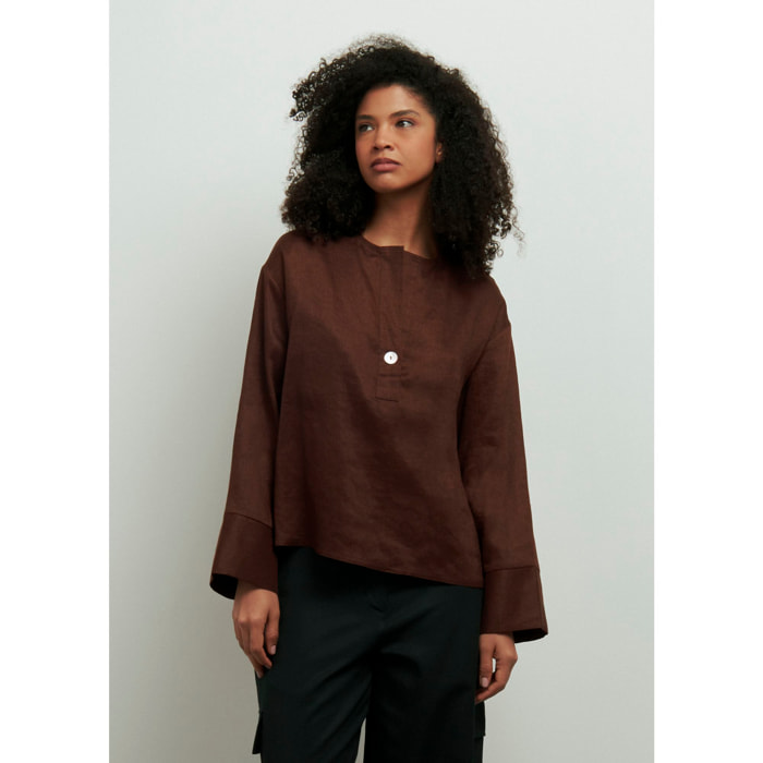 BLUSA CIOCCOLATO CONBIPEL