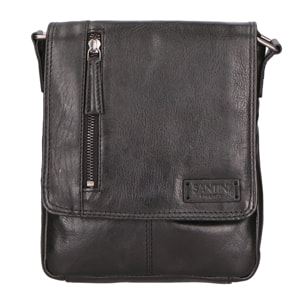 Borsa a tracolla unisex In Vera pelle Made in India 19,5x23,8x3 cm