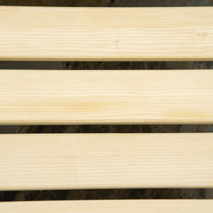 Fauteuil de jardin Adirondack pliable - repose-pied rétractable - bois pin pré-huilé coloris naturel