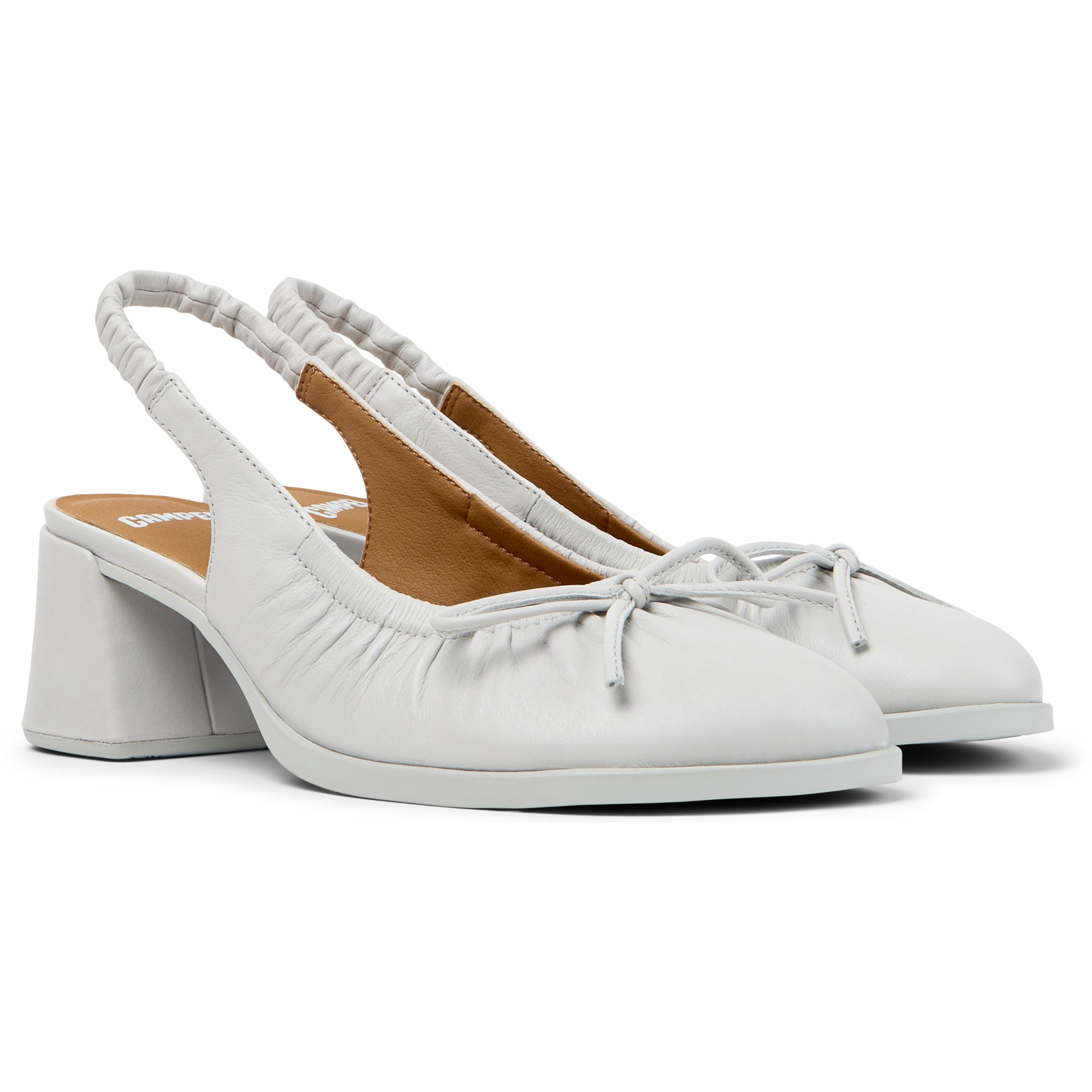 Zapatos de tacón - CAMPER Kora - Gris - Cuero liso