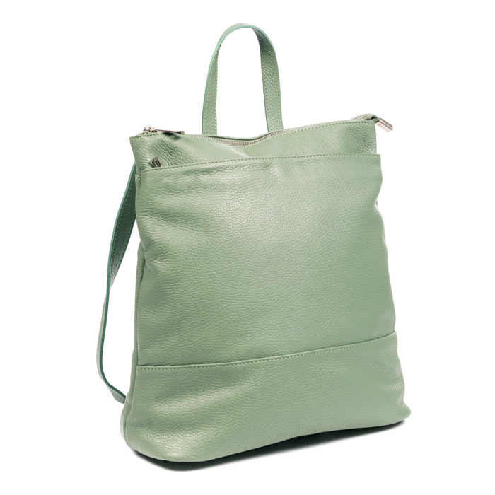 Asigliano bolso mochila de piel auténtica Dollaro.