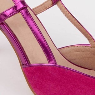 Zapato De Tacón - Rosa - Altura: 6 Cm