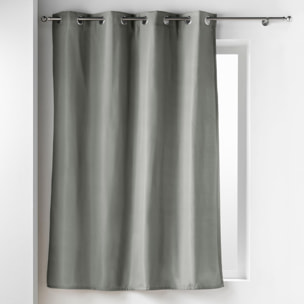 Rideau court isolant thermique - Gris