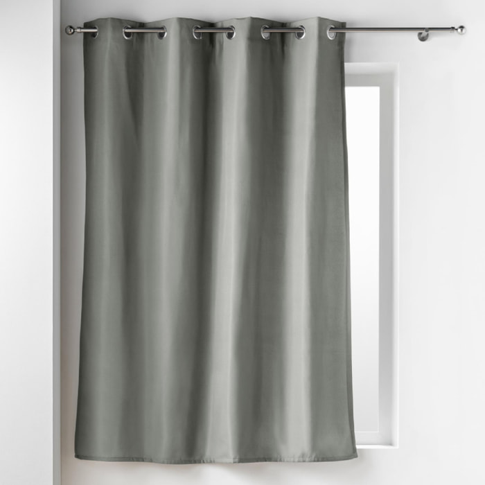 Rideau court isolant thermique - Gris