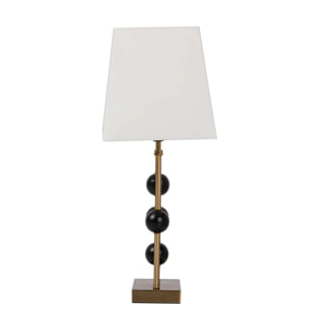 Lampara Sobremesa Metal 28x22x55 Cm