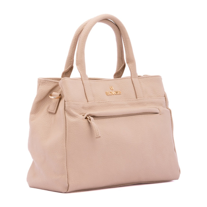 Borsa a mano da donna - Modello False - Ecopelle - 30.0 x 22.0 x 10.0 cm
