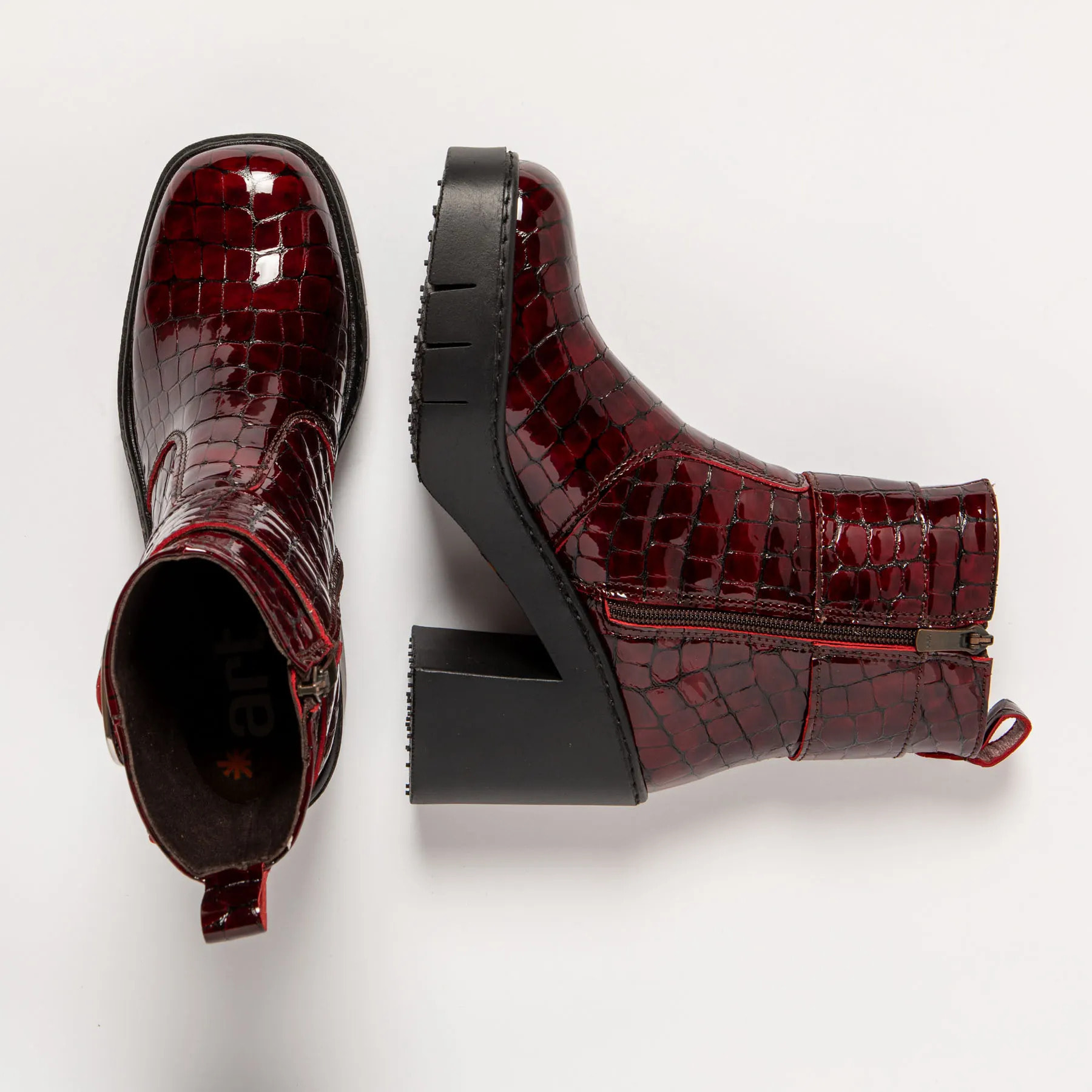 Botines con tacón 1979 HORASAN BURDEOS/BERNA color Burdeos