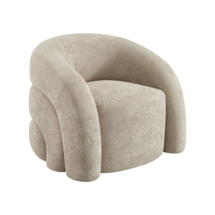 Fauteuil organique tissu 1 place RENBO