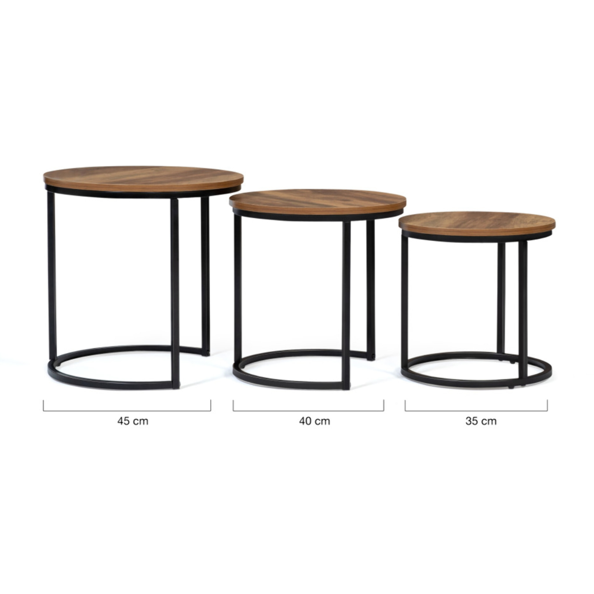 Table basse ronde gigogne Elize