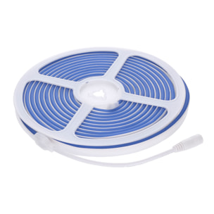 Forlight Tira LED Flexi Slim 24W Azul, Regulable ON-OFF, Resistente al Agua IP65 para Exteriores
