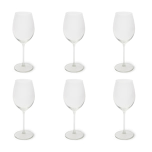 Set de 6 verres à vin Excelsa – Bardolino, Verre Transparent 41 cl