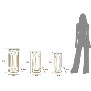 MOBILETTO PORTATELEFONO TUNISI TRIS CHARME1921 DORATO