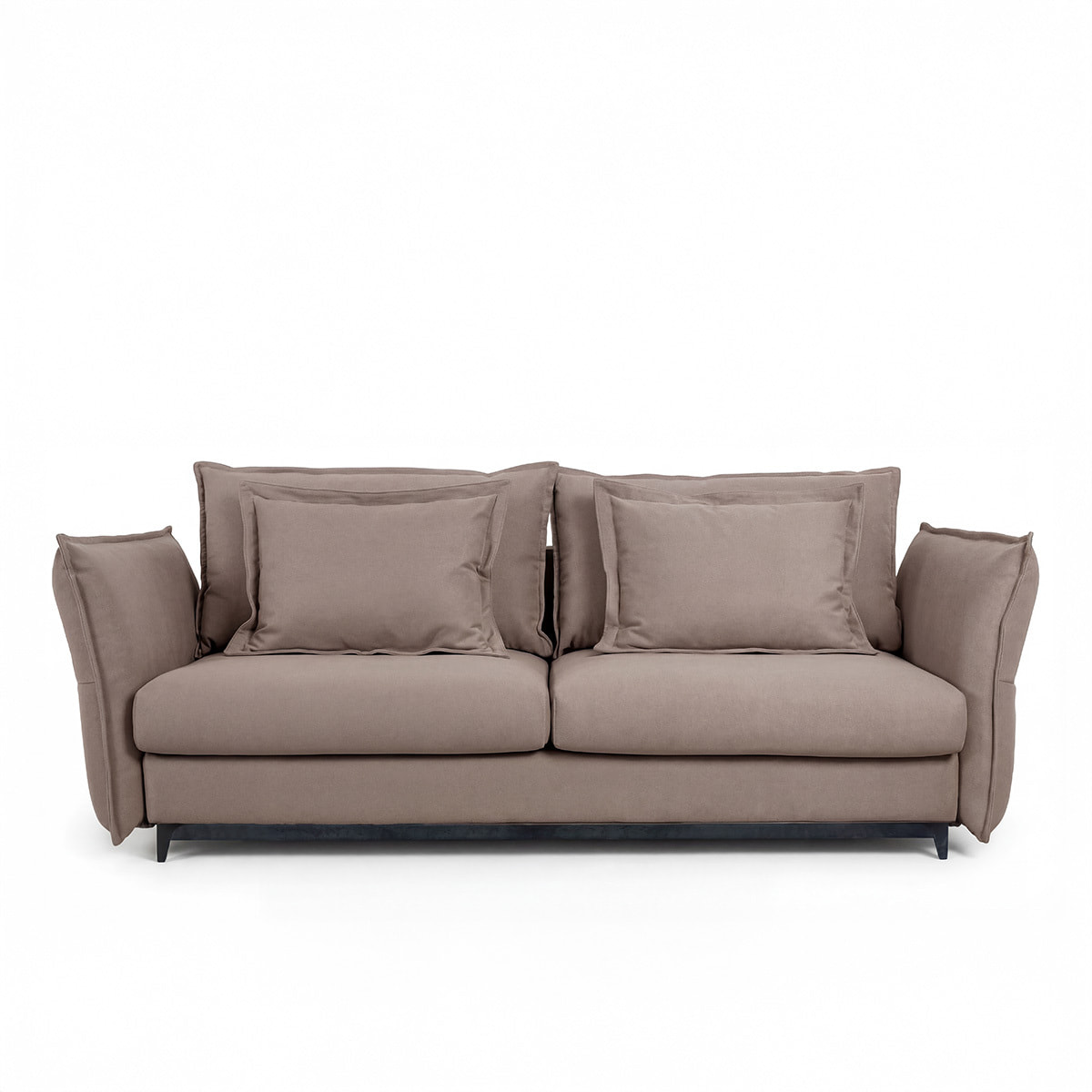 Canapé Tissu Droit Convertible Verduro - 3 Places
