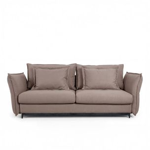 Canapé Tissu Droit Convertible Verduro - 3 Places