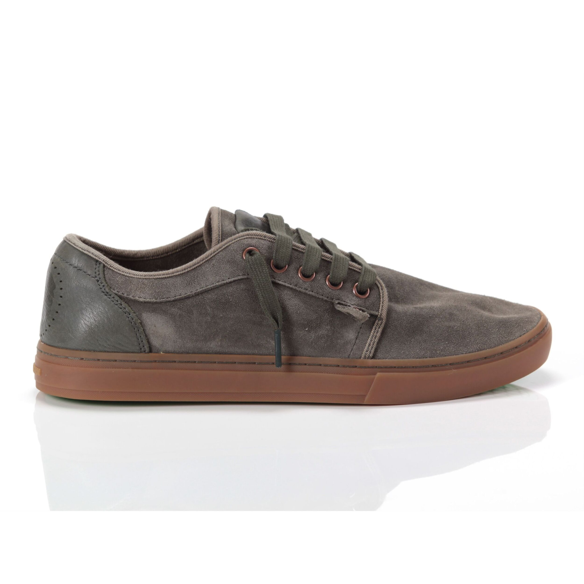 Sneakers Satorisan Heisei Suede Deep Khaki Grigio